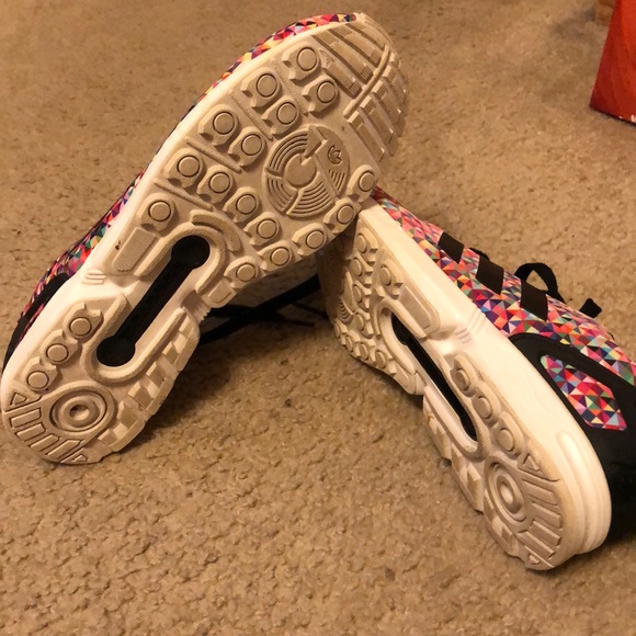 Adidas ZXFlux lace up multi- color - Picture 3 of 3